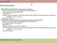 Tournament Web GUI